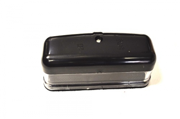 NUMBER PLATE LAMP BLACK PLASTIC